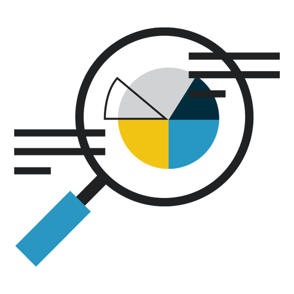 Data analytics program icon