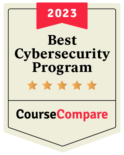 Coursecompare 2023badges bestcybersecurityprogram
